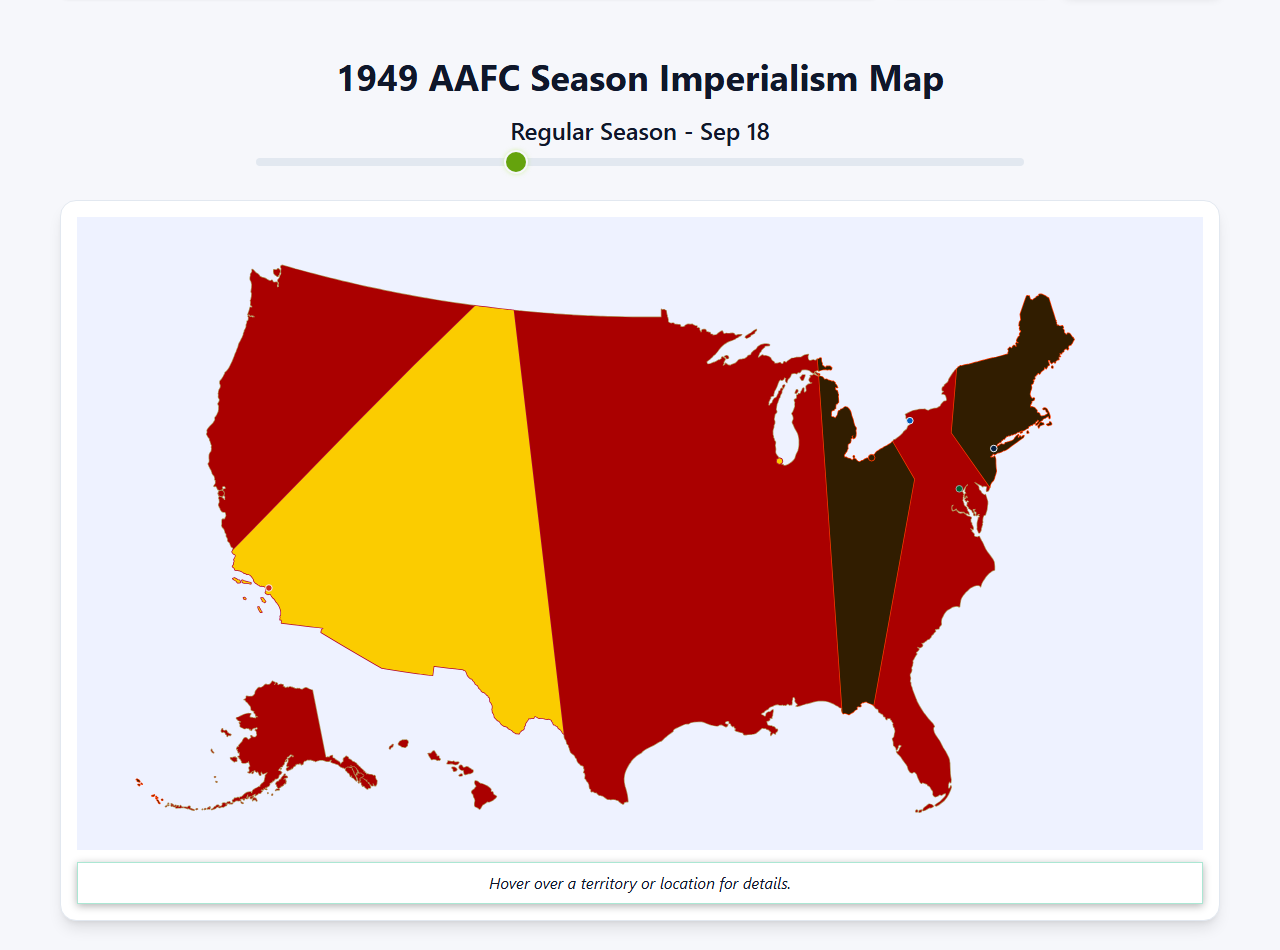 1949 AAFC Imperialism Map