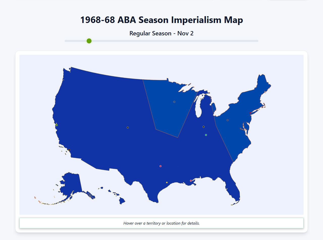 1968 ABA Imperialism Map