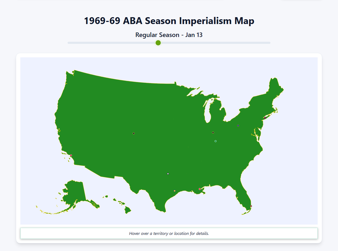 1969 ABA Imperialism Map