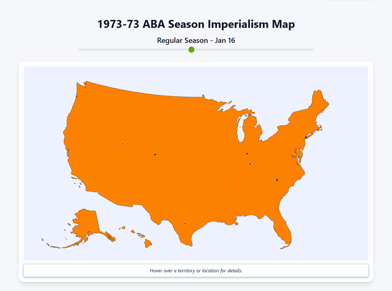 1973 ABA Imperialism Map
