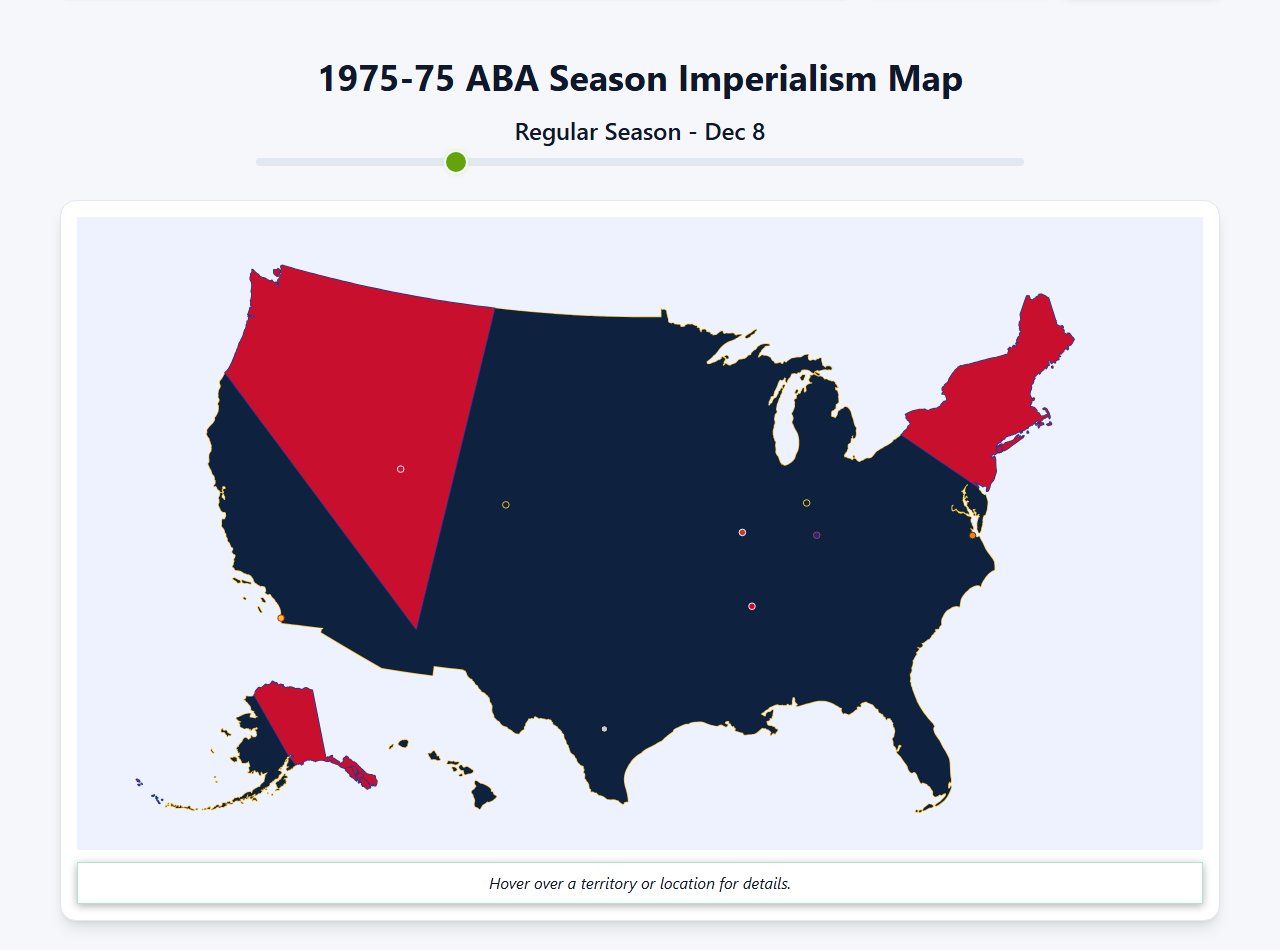 1975 ABA Imperialism Map