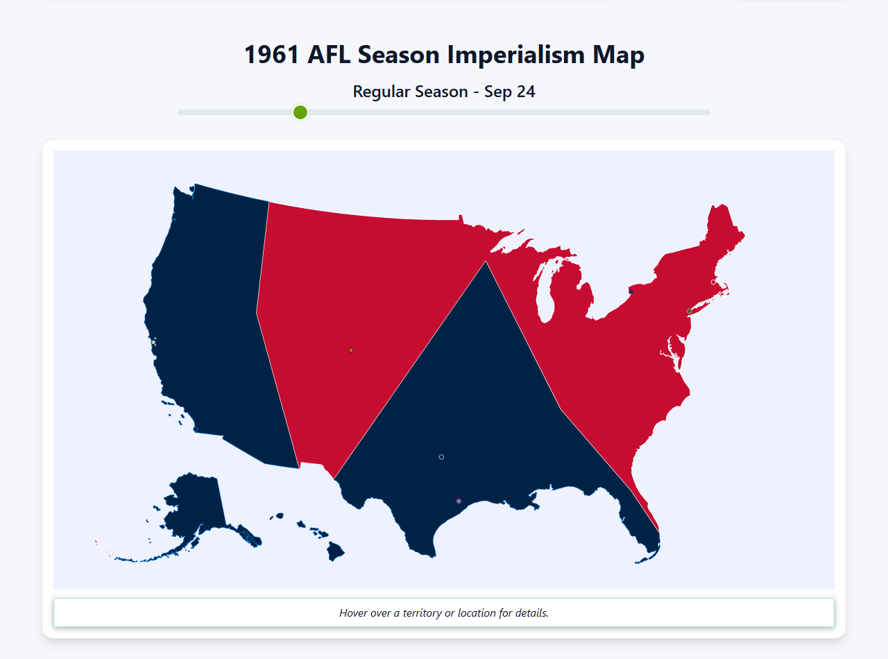 1961 AFL Imperialism Map