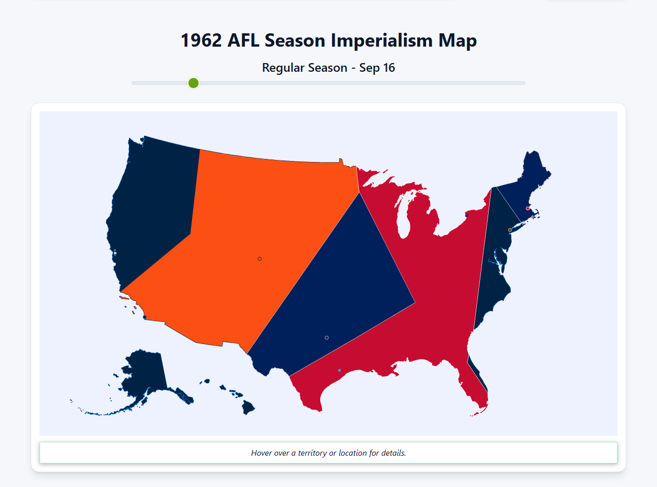 1962 AFL Imperialism Map