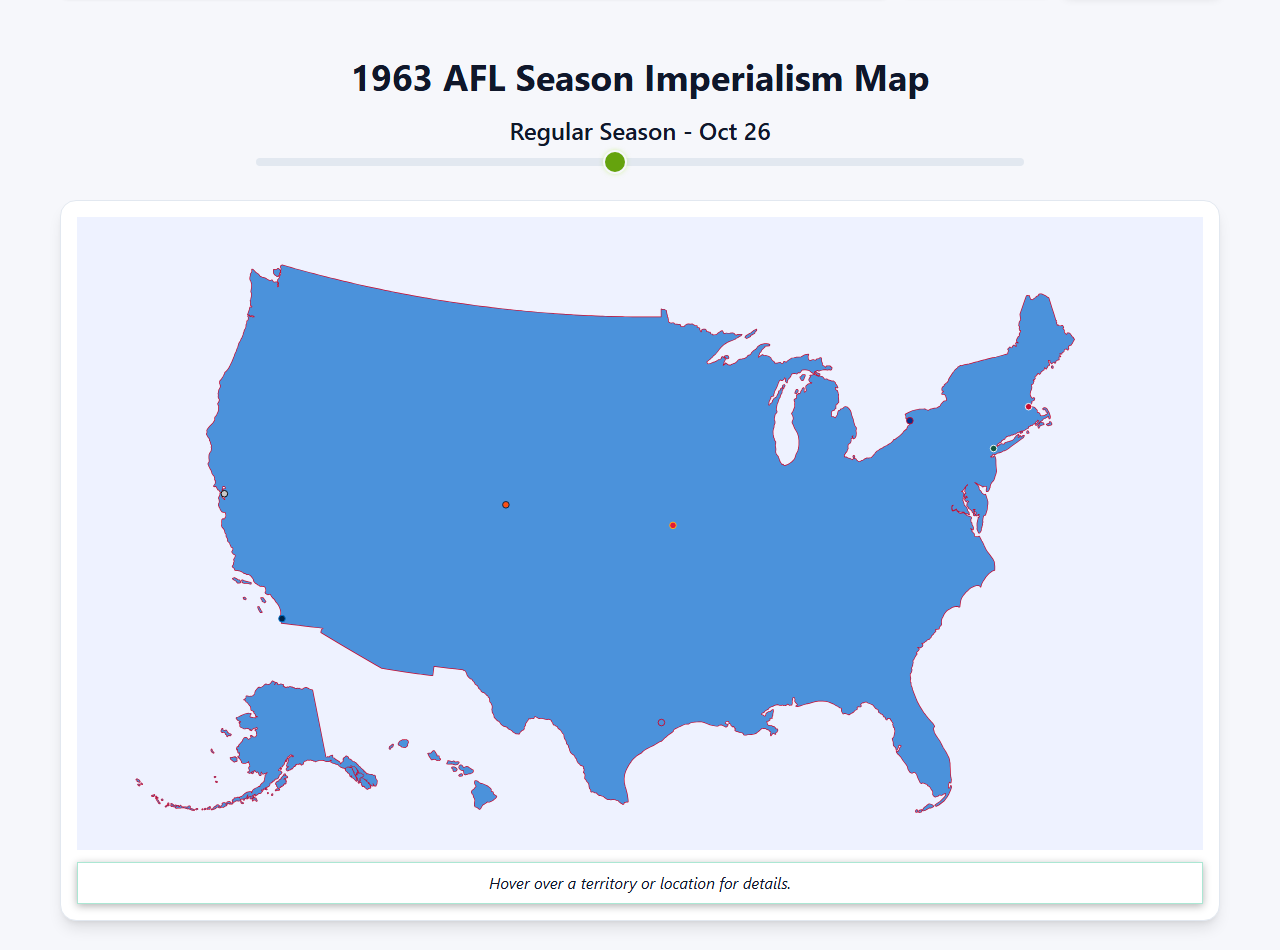 1963 AFL Imperialism Map