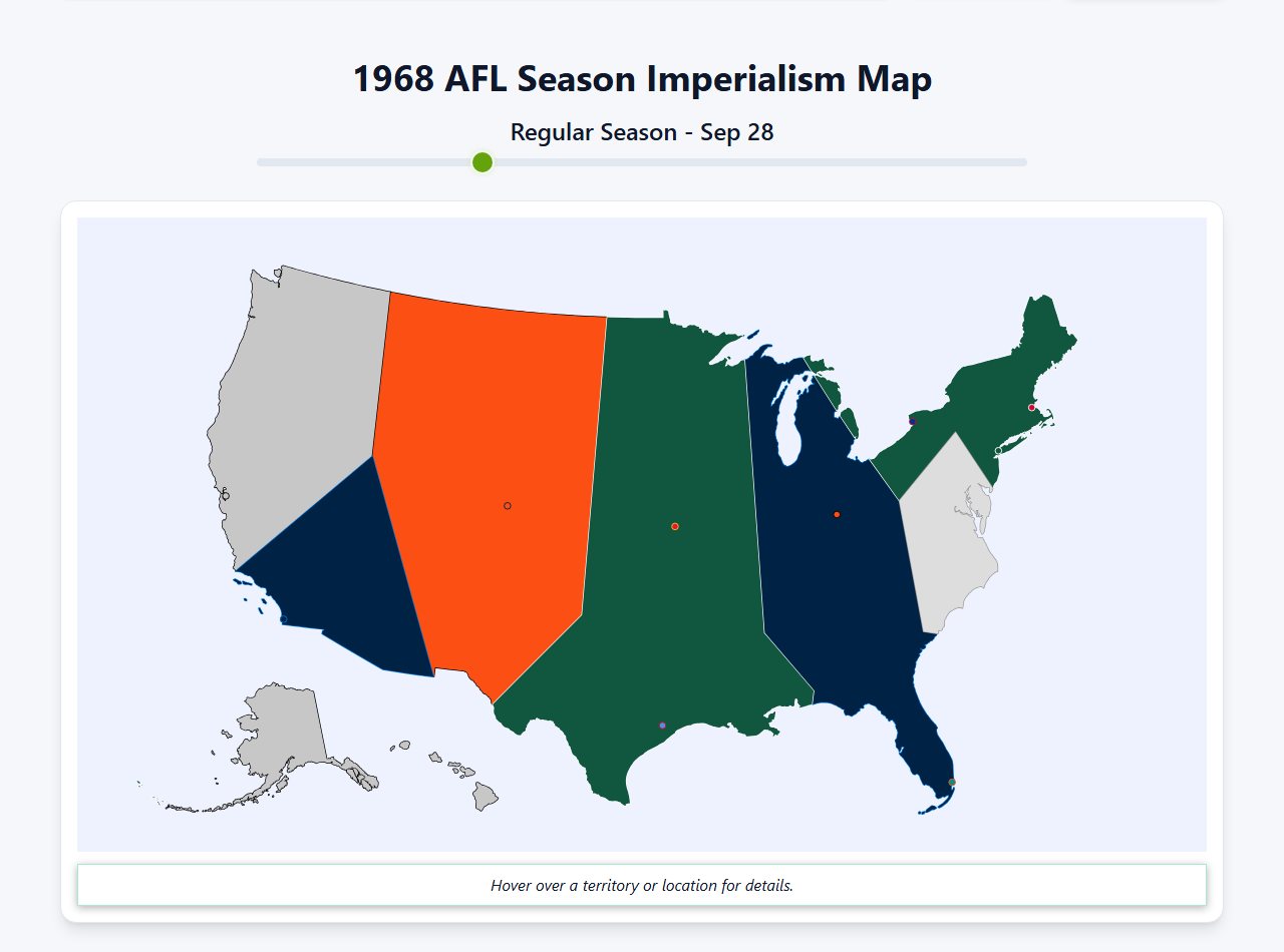 1968 AFL Imperialism Map
