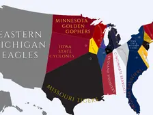 1897 College Football Imperialism Map