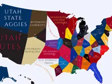 1911 College Football Imperialism Map