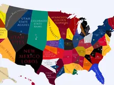 1919 College Football Imperialism Map
