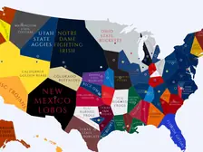 1920 College Football Imperialism Map