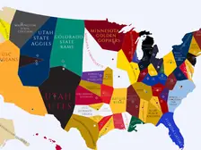 1922 College Football Imperialism Map