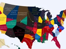 1925 College Football Imperialism Map