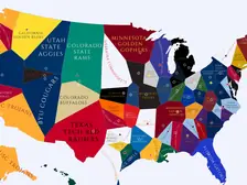 1929 College Football Imperialism Map
