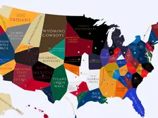 1932 College Football Imperialism Map