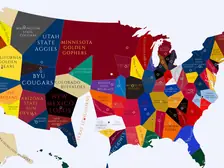1934 College Football Imperialism Map
