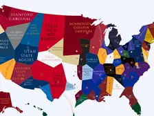 1940 College Football Imperialism Map