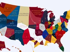 1941 College Football Imperialism Map