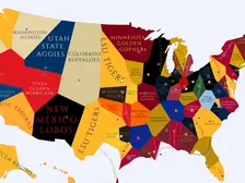 1945 College Football Imperialism Map