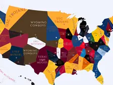 1953 College Football Imperialism Map