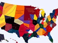 1954 College Football Imperialism Map