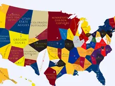 1960 College Football Imperialism Map