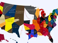 1965 College Football Imperialism Map