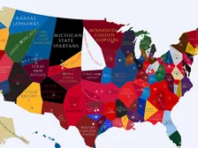 1976 College Football Imperialism Map