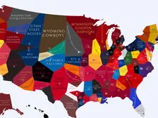 1977 College Football Imperialism Map