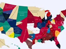 1980 College Football Imperialism Map
