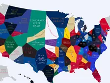 1995 College Football Imperialism Map