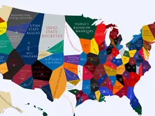 1997 College Football Imperialism Map