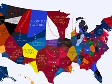 1999 College Football Imperialism Map