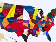 2001 College Football Imperialism Map