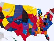 2007 College Football Imperialism Map