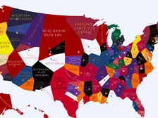 2011 College Football Imperialism Map