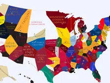 2016 College Football Imperialism Map