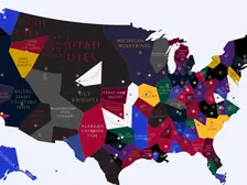 2018 College Football Imperialism Map