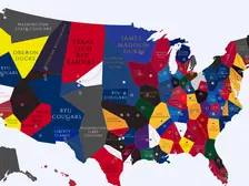2024 College Football Imperialism Map