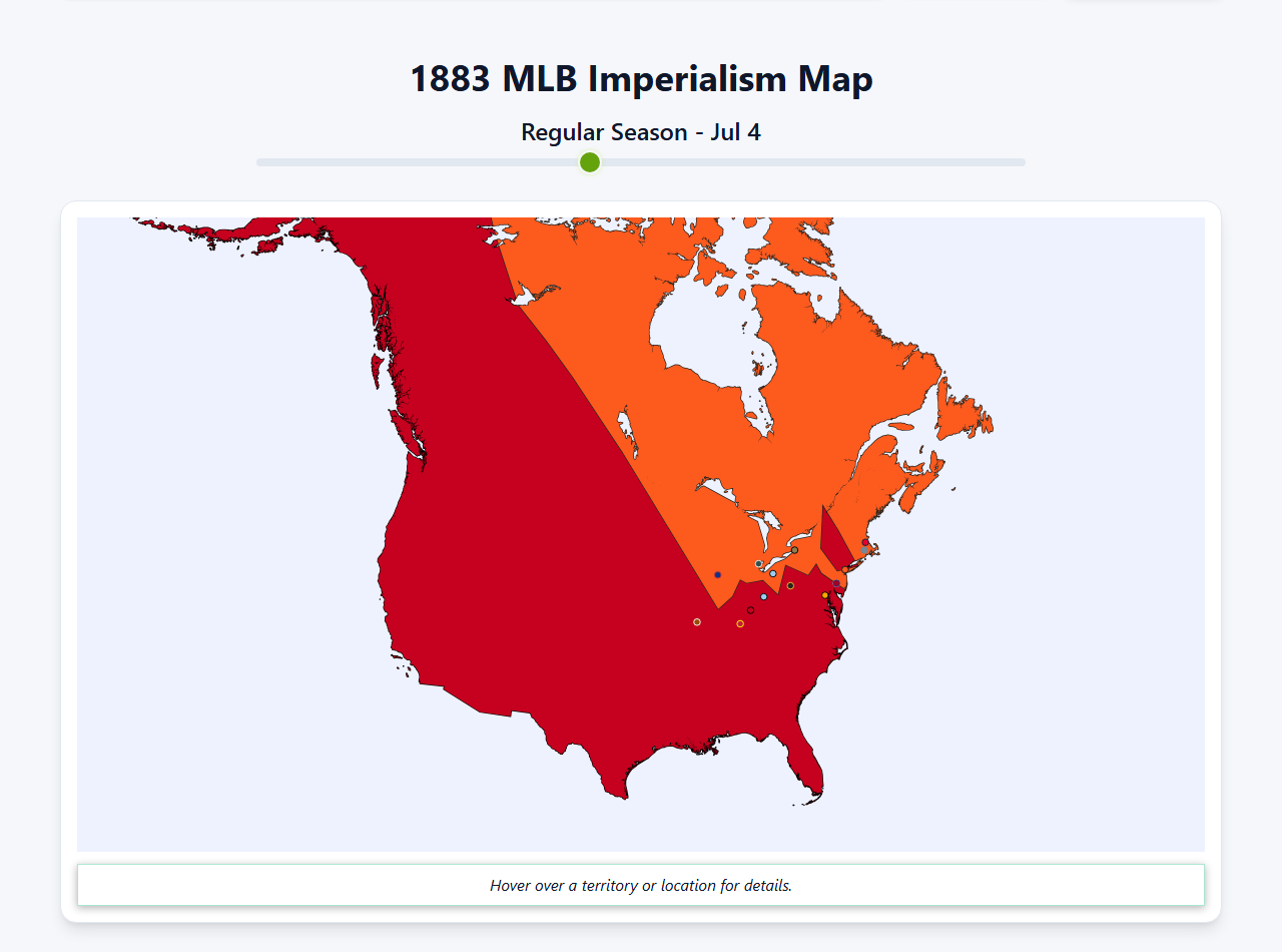 1883 MLB Imperialism Map