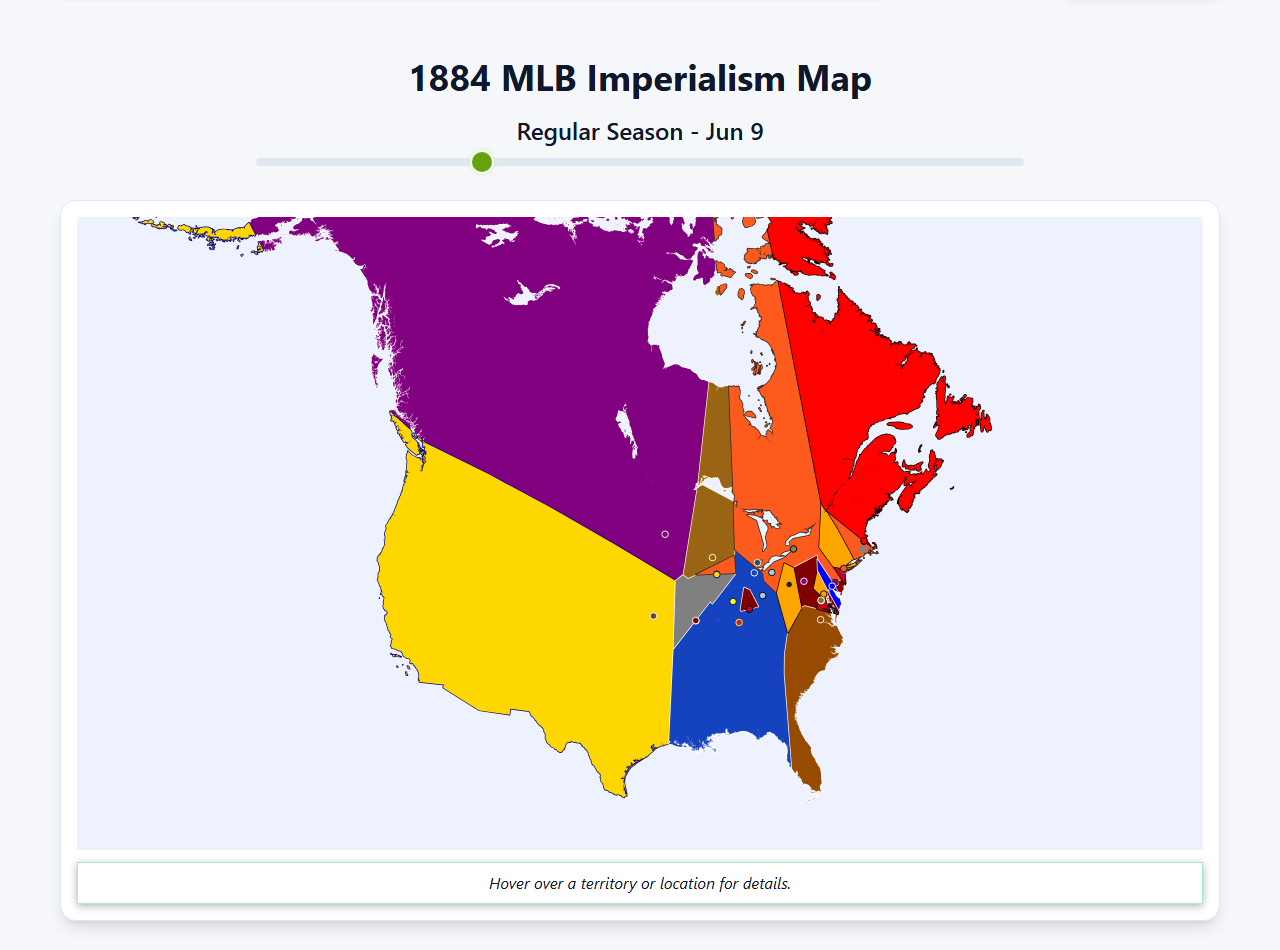 1884 MLB Imperialism Map