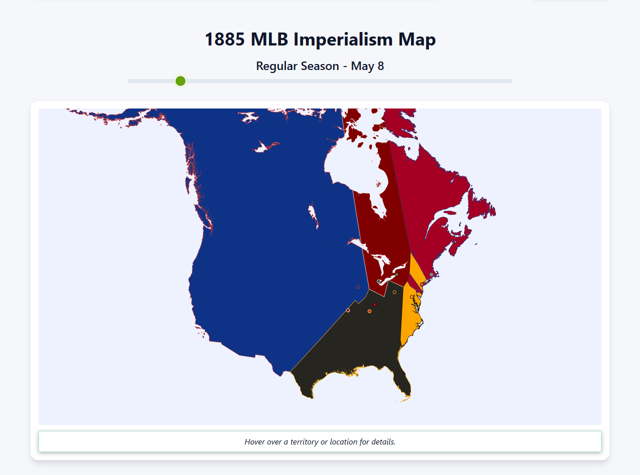 1885 MLB Imperialism Map