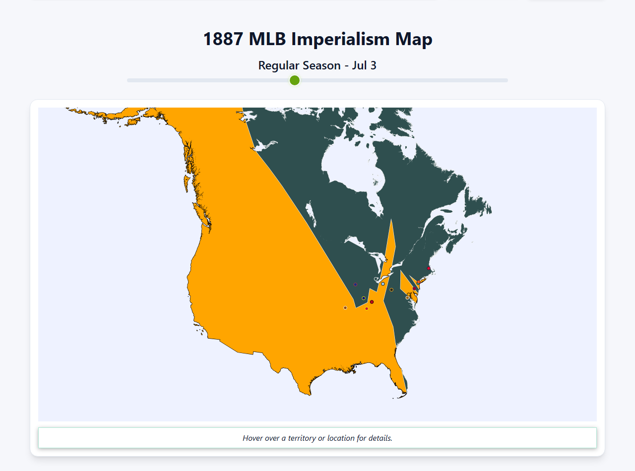 1887 MLB Imperialism Map