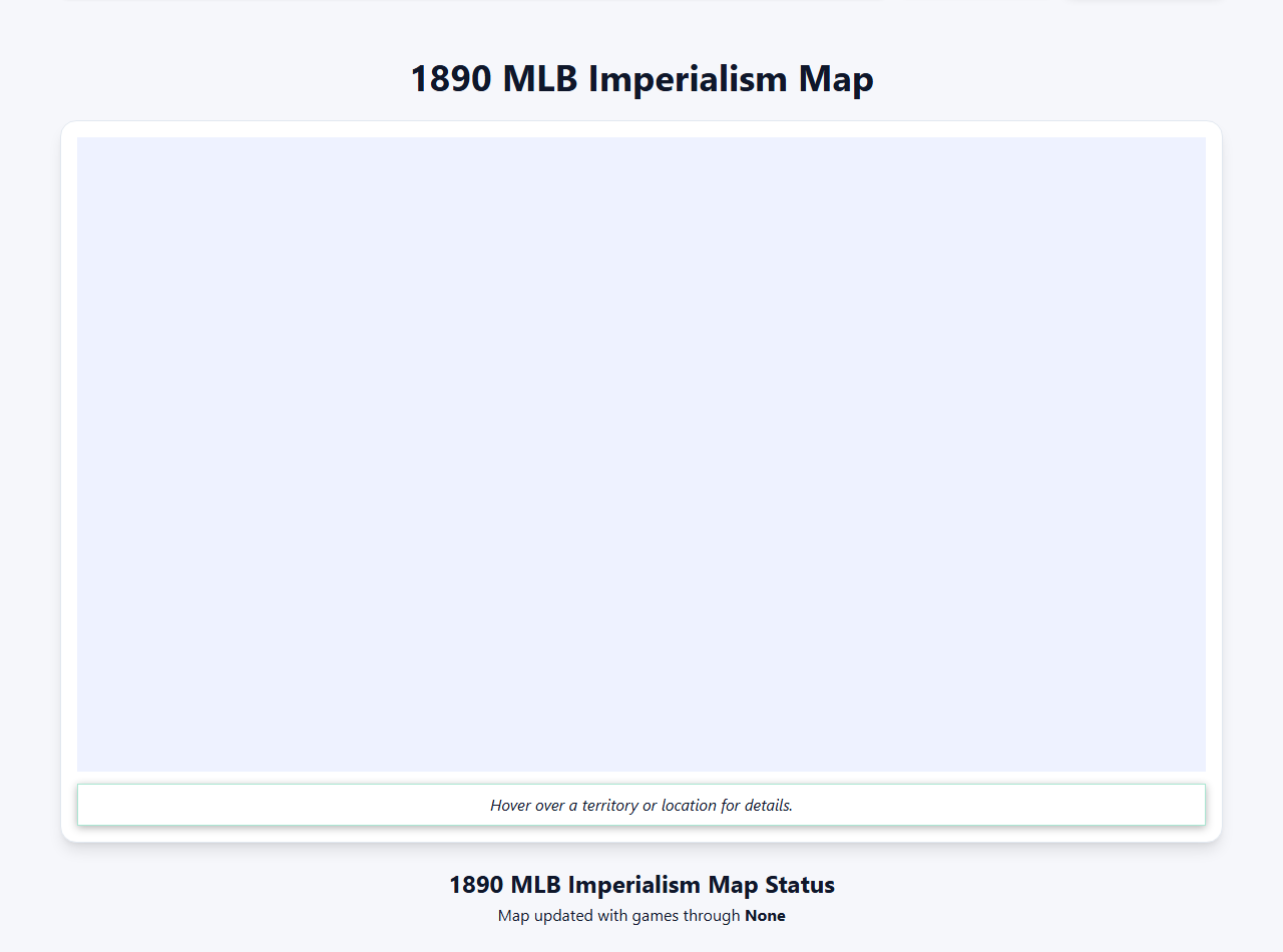 1890 MLB Imperialism Map