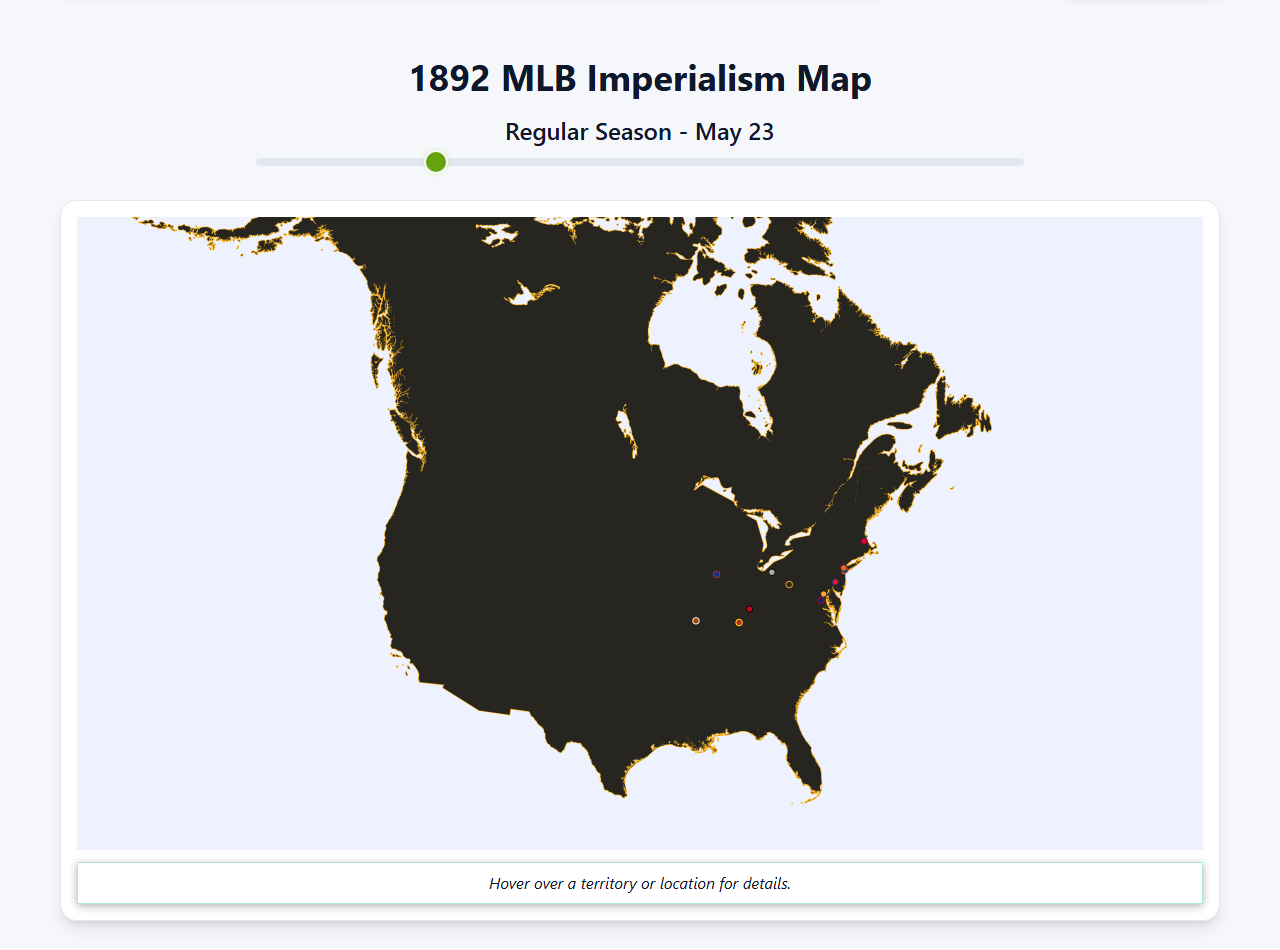 1892 MLB Imperialism Map