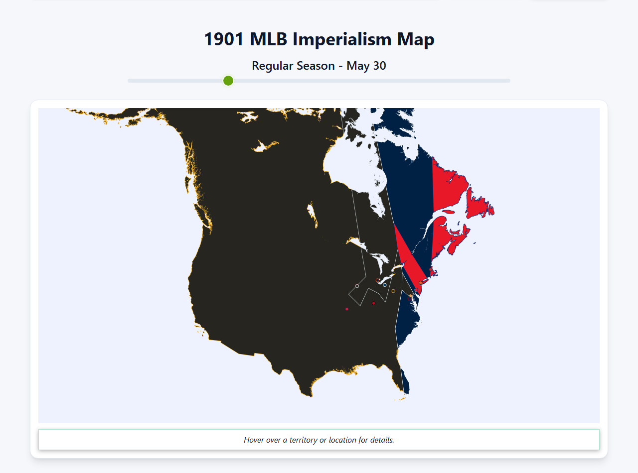 1901 MLB Imperialism Map