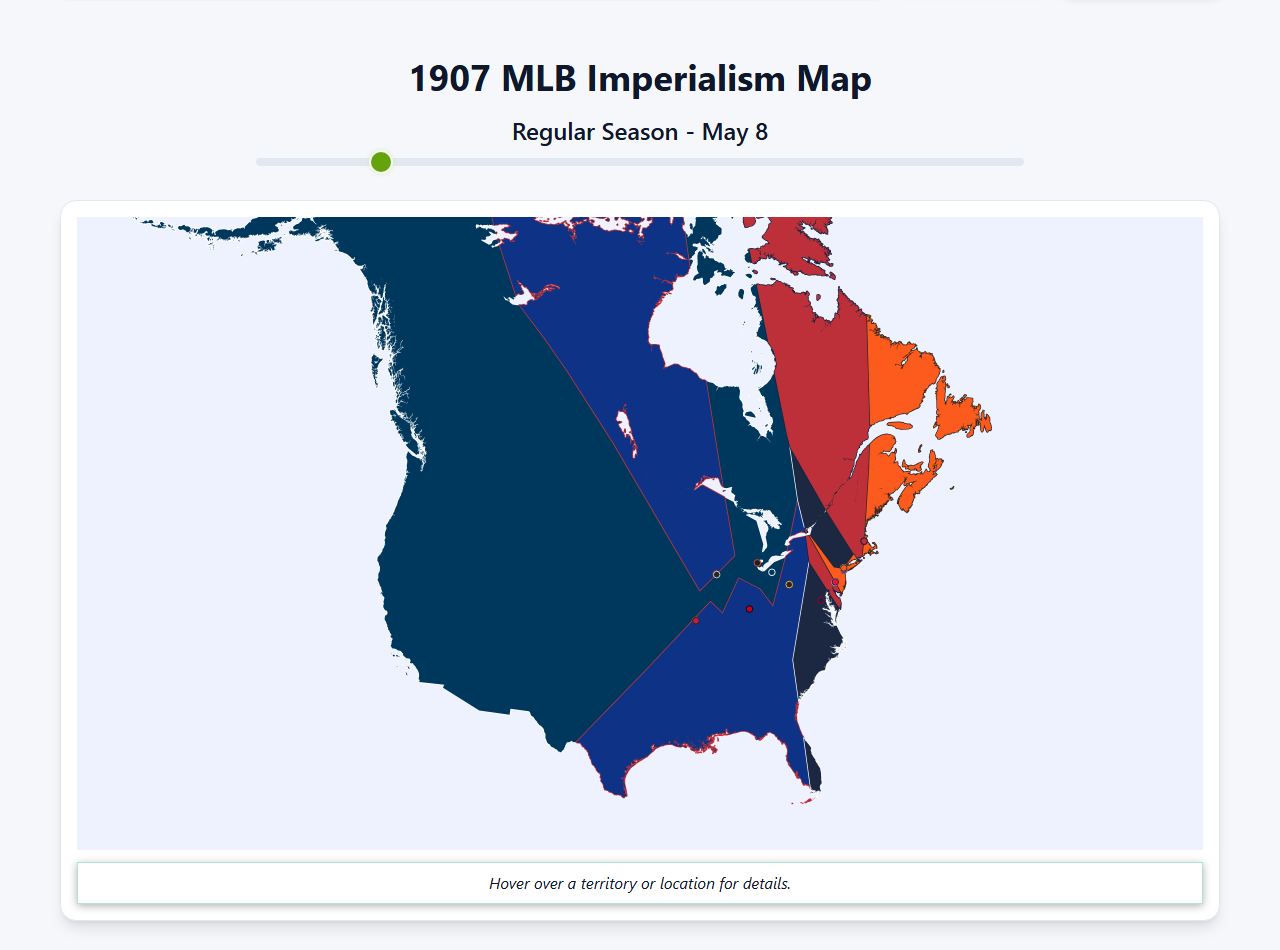 1907 MLB Imperialism Map