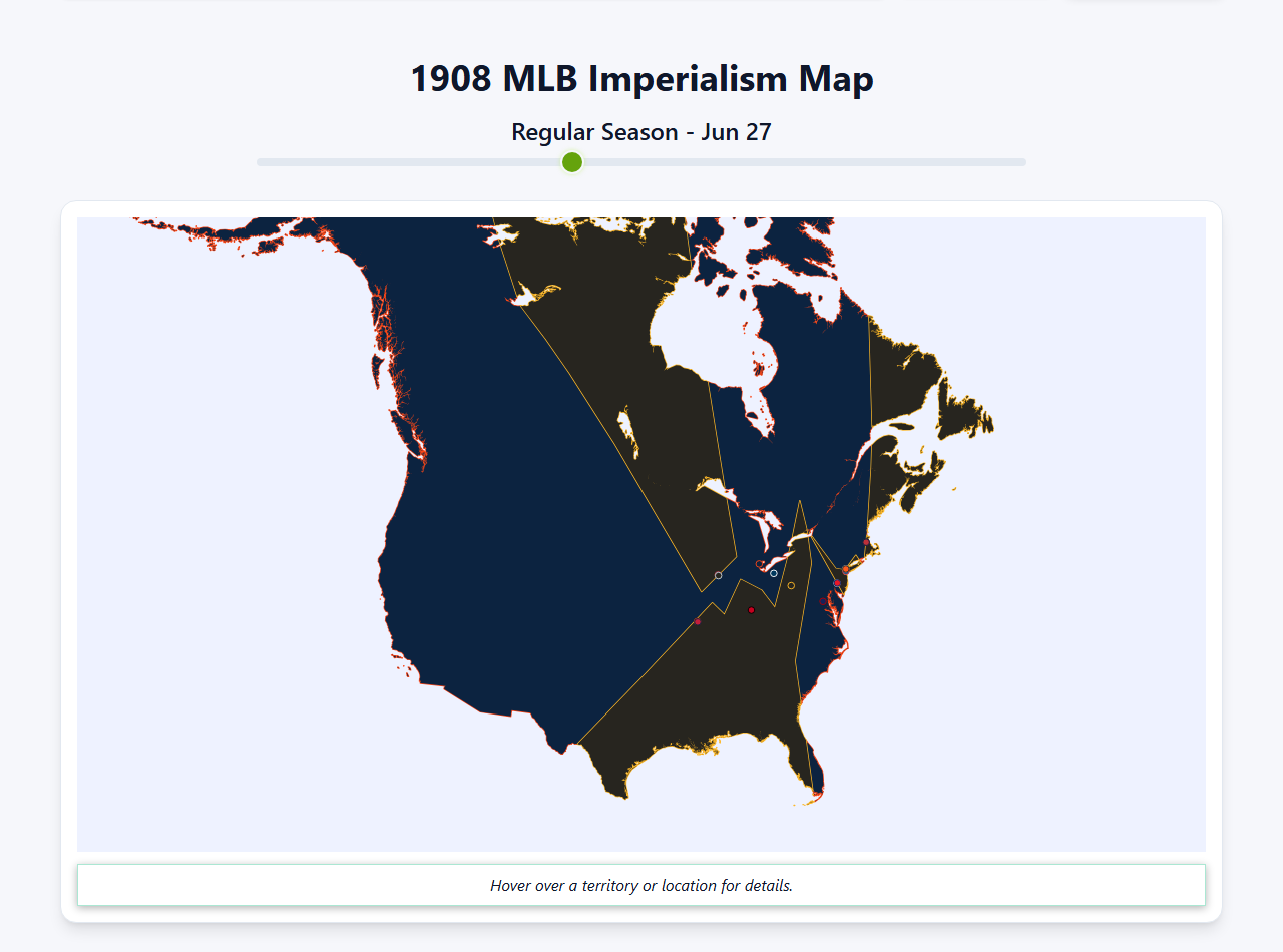 1908 MLB Imperialism Map