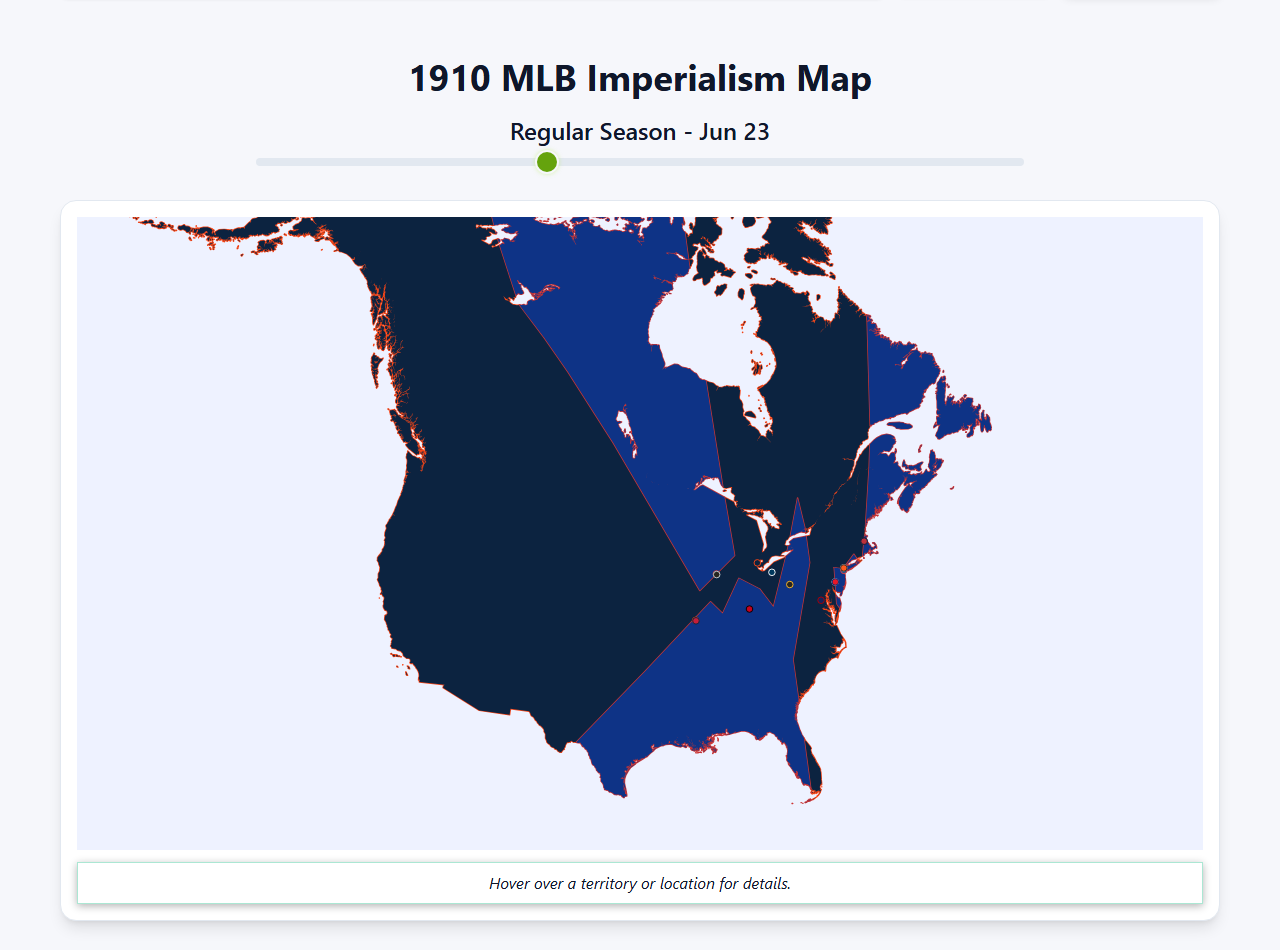 1910 MLB Imperialism Map