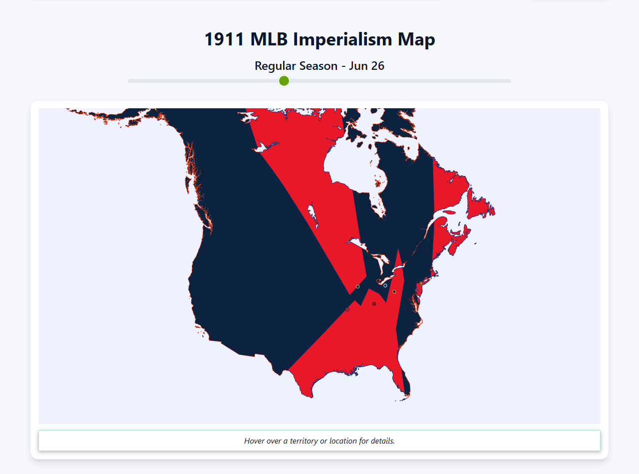 1911 MLB Imperialism Map