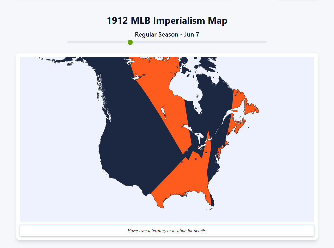 1912 MLB Imperialism Map