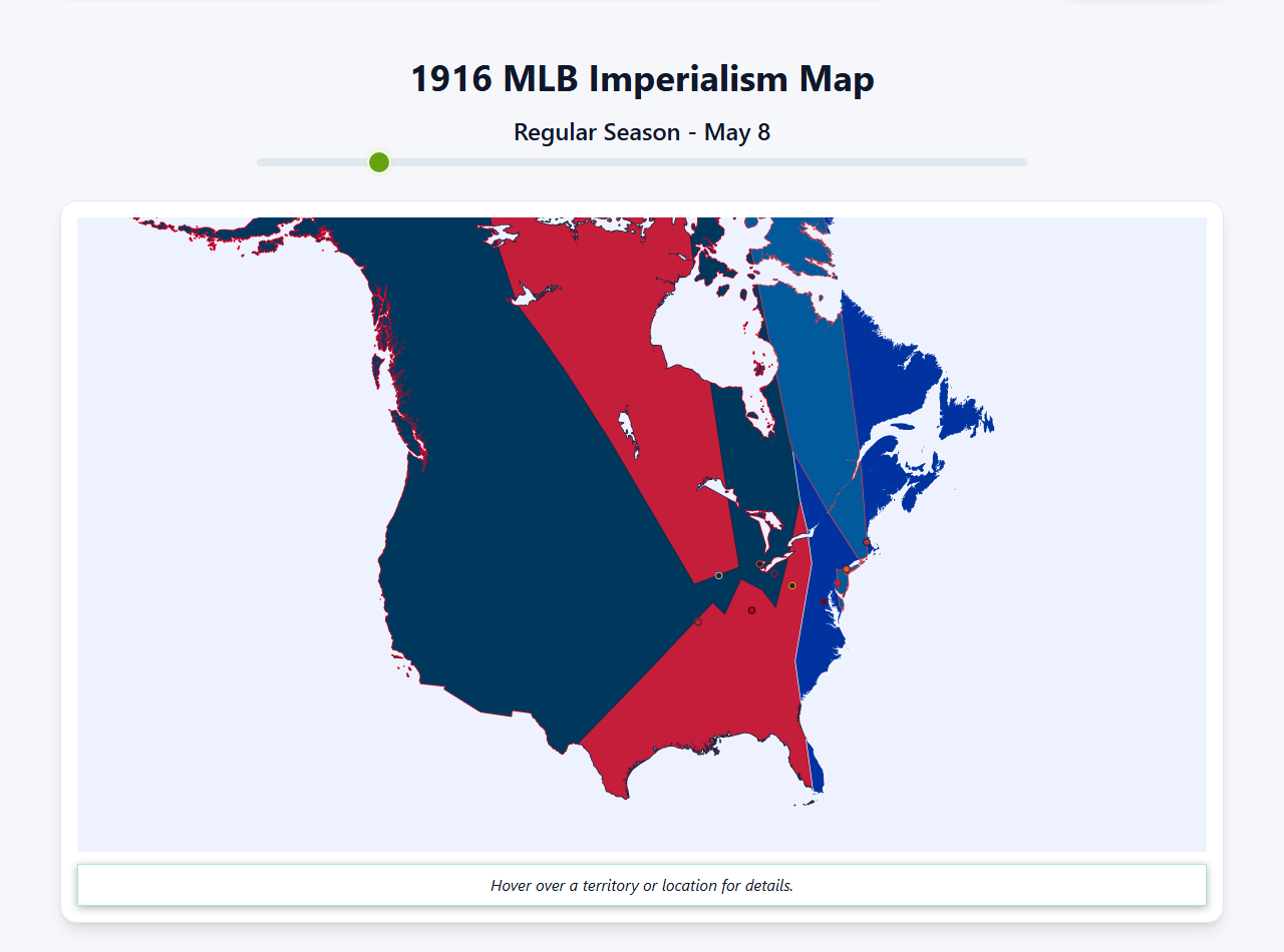 1916 MLB Imperialism Map